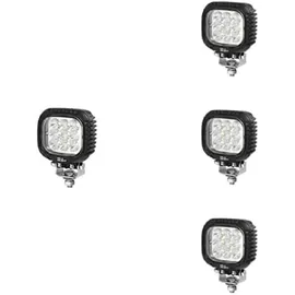 Hella 1GA 357 109-012 LED-Arbeitsscheinwerfer Valuefit S3000, 12/24/48V 3400lm geschraubt -hängend/stehend - weitreichende Ausleuchtung - Kabel: 800mm, Stecker: DEUTSCH Stecker- Menge: 1, 4er Packung