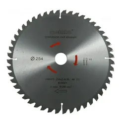 Metabo Kreissägeblatt Sägeblatt 254X30 Z48 WZ 5°Neg. für Bosch GCM GTS