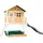 Axi Spielhaus Marc 432 x 293 x 212 cm Braun