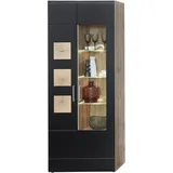 Innostyle Vitrine Sonate Dekor Schwarz