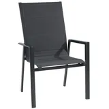 Outdoor Edge LIVORNO Gartenstuhl 75 x 70 x 107 cm anthrazit stapelbar