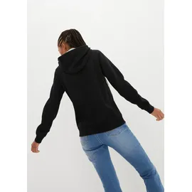 bonprix Hoodie mit Stehkragen, Oversize Passform, aus Baumwolle grün|schwarz XXL (52/54)