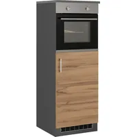 kochstation Kühlumbauschrank KS-Colmar 60 x 60 x 165 cm Grau