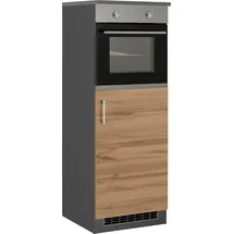 kochstation Kühlumbauschrank KS-Colmar 60 x 60 x 165 cm Grau