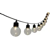 Dehner Solar-Lichterkette Ronda, schwarz
