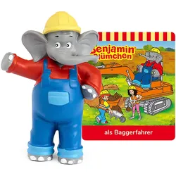 TONIES Hörspielfigur "Benjamin Blümchen - Benjamin als Baggerfahrer", bunt, Hörspiele, Hörspielfigur