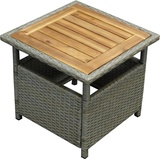 DEGAMO Trento Beistelltisch 45 x 45 x 43 cm grau