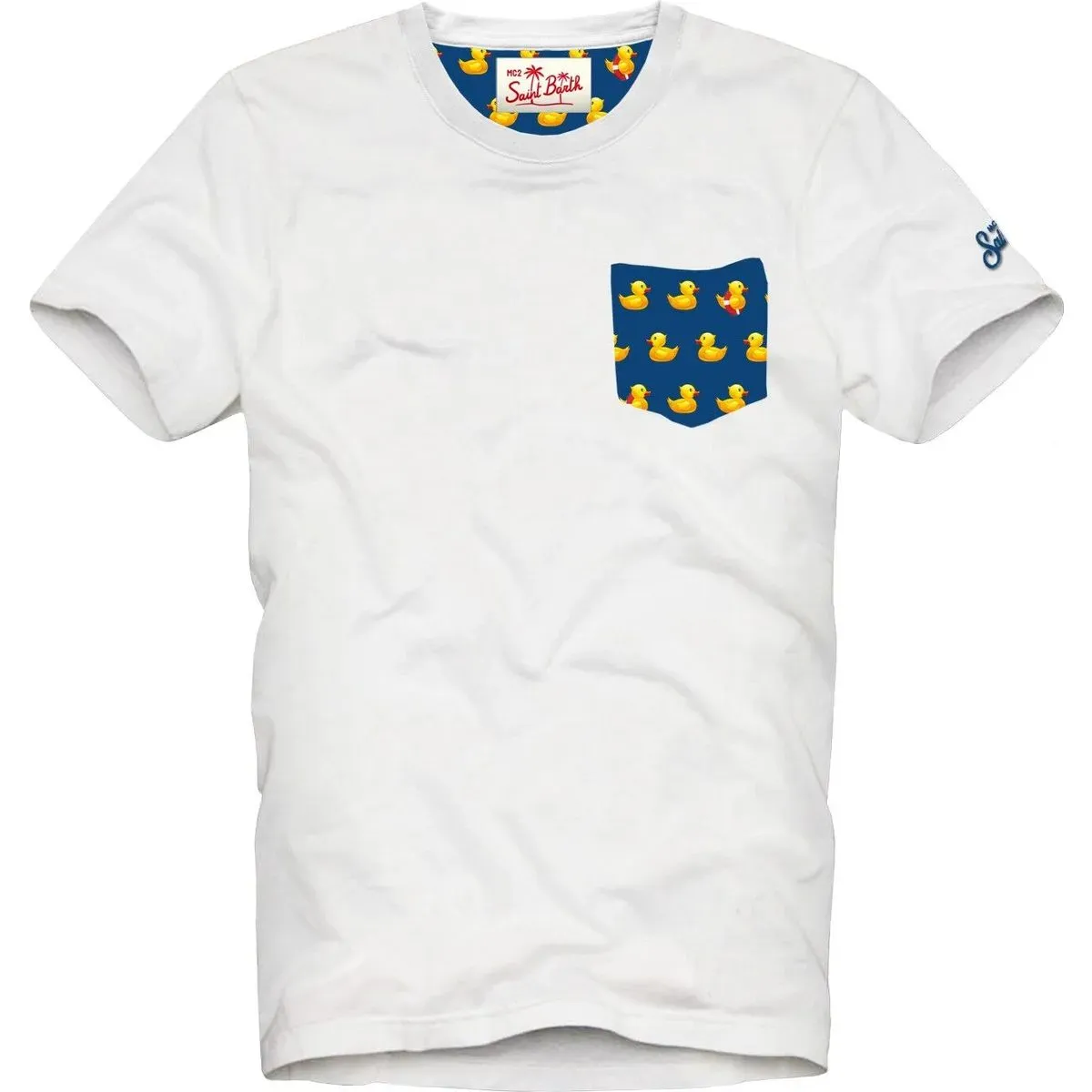 MC2 Saint Barth KEA Cotton T Shirt With Printed Details 01n ducky 61 (03568L) 8 yrs