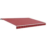 Solid Elements Gelenkarmmarkise D035  (Rot/Bordeaux, Breite: 3,5 m, Ausfall: 3 m)