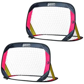 Best Sporting Pop Up aus Kunststoff, 120x80x80cm, faltbar, schwarz/rot/gold, 2 Stück