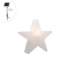 8 seasons DESIGN Shining Star Solar LED Weihnachtsstern Ø 40 cm (Weiß), inkl. Solarmodul und LED-Leuchtmittel in warmweiß, Stern beleuchtet, Weihnachts-Deko, Winter-Deko, für außen und innen