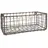 ib laursen Wandkorb goldfarbig, 22 x 10,5 x 8,5 cm, Metall