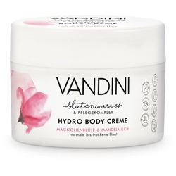 VANDINI Feuchtigkeitscreme HYDRO Body Creme Magnolienblüte & Mandelmilch, 1-tlg.