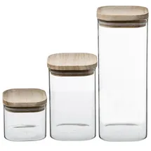 5five simply smart Stapelbare Glasgefäße hermet 500 ml 3 St.