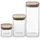 5five simply smart Stapelbare Glasgefäße hermet 500 ml 3 St.