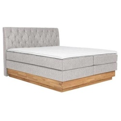 Boxspringbett in Beige ca. 160x200cm