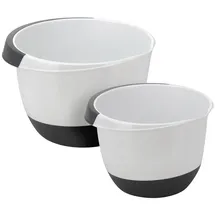 INDA-EXCLUSIV Rührschüssel Set Weiß 2-tlg.
