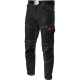 Art.Master Jeans-Stretch-Arbeitshose Schwarz L