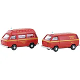 Minis by Lemke LC4342 N Volkswagen T3 2er Set Feuerwehr