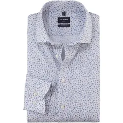 OLYMP Businesshemd »Luxor modern fit«, mit floralem Minimal-Dessin OLYMP weiss 43