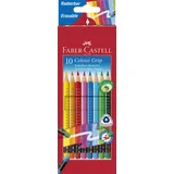 Faber-Castell Buntstifte Set Colour Grip 10 St. mehrfarbig
