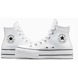 Converse Leather Chuck Taylor All Star Platform Unisex- (Weiß)
