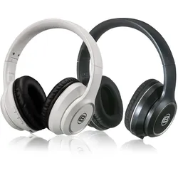 BRESSER Bluetooth Over-Ear-Kopfhörer Farbe: weiss, Farbe 2: silber