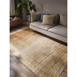 benuta Pop Teppich Laury - Beige 120x170 cm - Kunstfaser - Rechteckig & im Style: Uni, Elegant, Minimalistisch - Pflegeleicht für Wohnzimmer Schlafzimmer