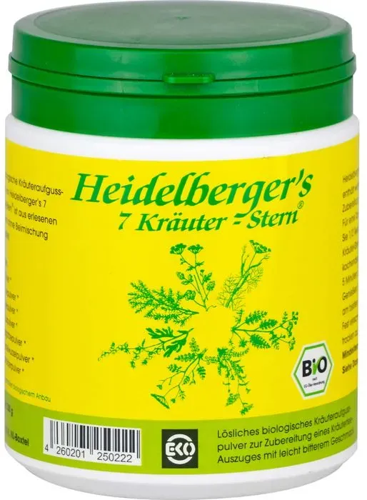 BIO HEIDELBERGERS 7 Kräuter Stern Tee 250 g