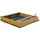 Home Deluxe Sandkasten COOKY – Natur | Holz-Sandkasten mit Spielküche für kreativen Spielspaß - Braun