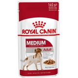 Royal Canin Medium Adult Hundefutter Nassfutter (10x140g)