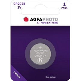AgfaPhoto 150-803425 Haushaltsbatterie Einwegbatterie CR2025 Lithium