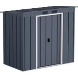 Tepro 7428 Pent Roof Eco 6x4 2,03 x 1,23 m anthrazit Doppeltür