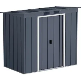 Tepro 7428 Pent Roof Eco 6x4 2,03 x 1,23 m anthrazit Doppeltür