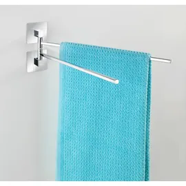 Wenko Handtuchhalter Quadro silber 6,5x14,5x40 cm