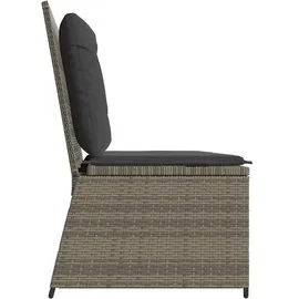 vidaXL Gartenbank 113 x 57 x 67 cm Grau