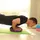 Relaxdays Balance-Kissen mit Luftpumpe blau
