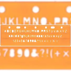 Standardgraph Schablone Standard-Schrift 5 mm