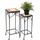 DanDiBo Ambiente Blumenhocker Merano Mosaik 46 x 54 cm Schwarz