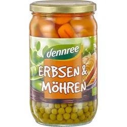 dennree Erbsen & Möhren bio 680g