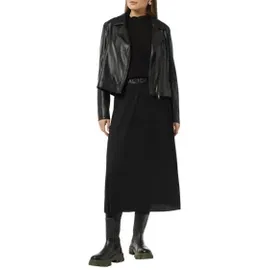 Comma, Midirock Damen Schwarz/Silber 38