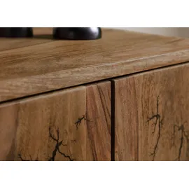Massivmoebel24 Sideboard Sheesham 185x40x77 natur unbehandelt LICHTENBERG #116