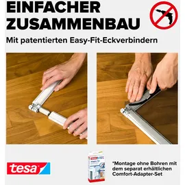 Tesa Insektenschutz-Tür Insect Stop ALU Comfort 120 x 240 cm Weiß
