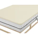 biberna 0077866 Jersey-Elastic 140 x 200 - 160 x 220 cm beige
