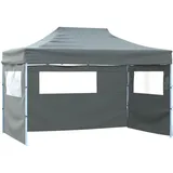 vidaXL Party-Zelt 4,1 x 2,8 m Anthrazit