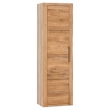 self Garderobenschrank JOOST, Eichenholz teilmassiv geölt - 60 x 199 cm - 1 Tür