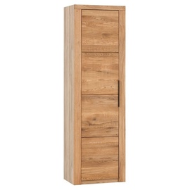 Self Garderobenschrank JOOST, Eichenholz teilmassiv geölt - 60 x 199 cm - 1 Tür