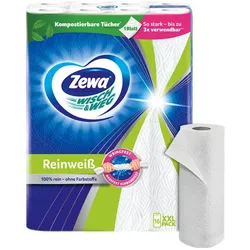 Zewa Küchenrollen WISCH&WEG Reinweiss 2-lagig