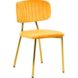 Kayoom Esszimmerstuhl Kian 125 Polyester orange 2er-Set