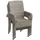 Juskys Yoro Polyrattan Gartenstuhl Grau 6 St.
